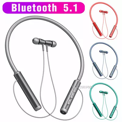 Wireless Bluetooth Neckband Headsets Sport Earbuds For Moto E (2020)/E7/E5/Z3/Z4 • $18.99