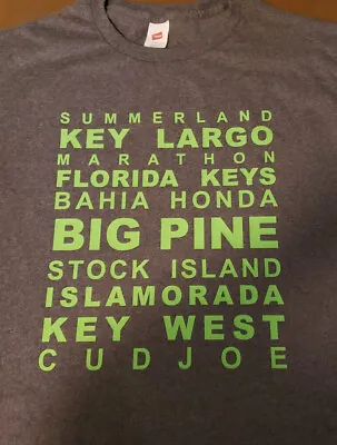 Florida Keys Islands T Shirt Tee Or Hoodie Or Long Sleeve Or Tank Top Key West • $14.99