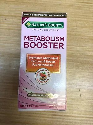 Nature’s Bounty Metabolism Booster 60Ct EXP 2025 • $16.95