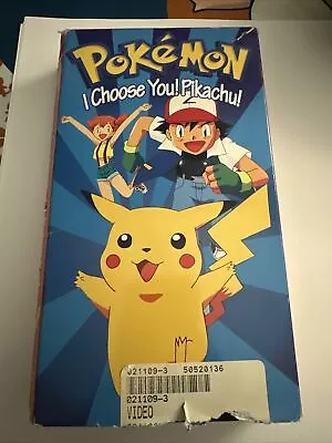 Pokemon Vol. 1: I Choose You Pikachu (VHS 1998 Dubbed) Read Description • $8.49