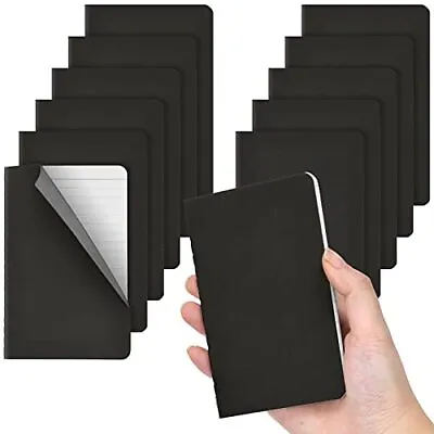 12 Pack Little Notebooks Pocket Size Notebooks 3.5 X 5.5 Softcover Mini No • $12.14