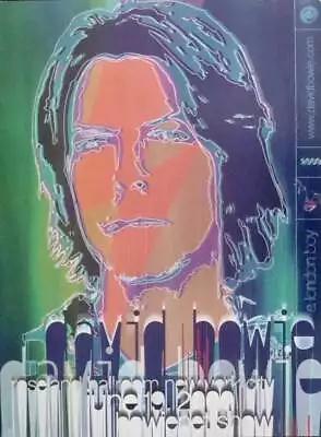 $300 • Buy DAVID BOWIE NEW YORK ROSELAND 2000 Concert Poster REX RAY 13x18