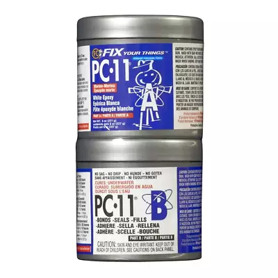 PC-Products PC-11 Epoxy Adhesive Paste Two-Part Marine Grade 1/2lb In Two Cans • $16.57