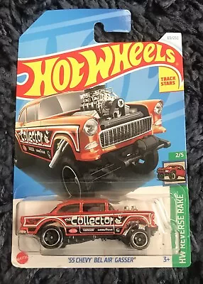 2024 Hot Wheels 55 Chevy Bel Air Gasser The Collector HW Reverse Rake # 63 • $7.95