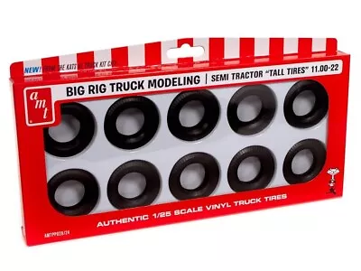 AMT 1/25 Semi Truck Tall Tires Pack AMTPP028/24 • $11.99