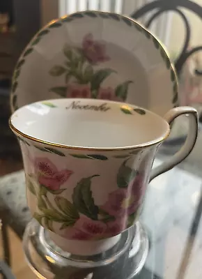 VINTAGE TEA CUP AND SAUCER AMERICAN ATELIER  NOVEMBER  1950s • $19