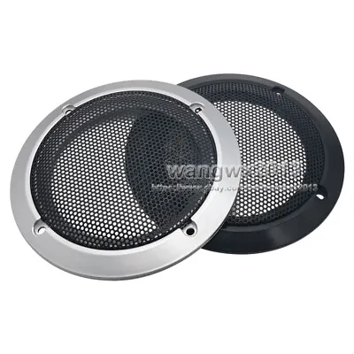 1pcs 3.5  Inch Speaker Grill Cover Audio Decorative Circle Metal Mesh Protection • $4.48