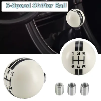 5 Speed Manual Gear Shift Knob Shifter Lever Handle For Ford Mustang GT500 White • $18.71