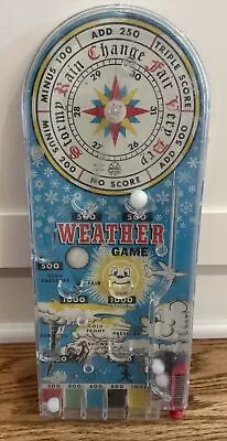 Vintage Louis Marx Toys Weather Pinball Game 1950s Metal/Plastic • $15