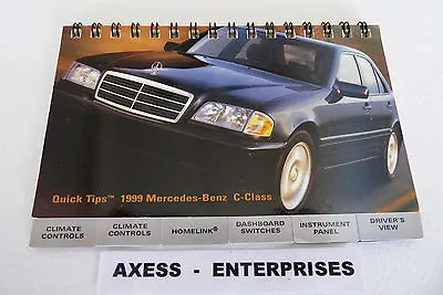 1999 Mercedes W202 C C230 C280 C43 AMG Owners Owner Quick Reference Pocket Guide • $15.95