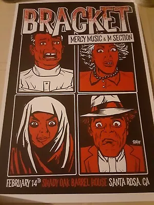 $49.99 • Buy Bracket Santa Rosa Concert Poster Feb 2020 Nofx Fat Wreckcords Punk