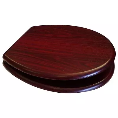 Euroshowers Mahogany Walnut Oak Beech Pine MDF WOOD Toilet Seats • £30