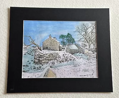 Multi Media Painting By Mark Leary Dettringham House On Dartmoor • £20