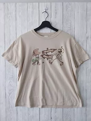 Gildan Alice In Wonderland Mad Hatter Graphic T-Shirt Size Medium • £6.99