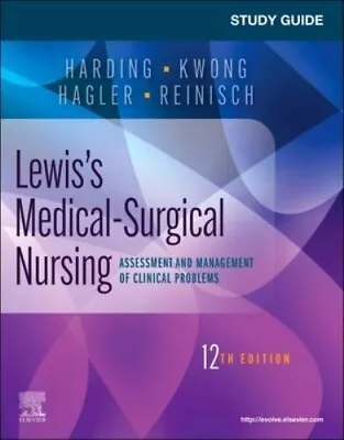 Study Guide For Lewis's Medical-Surgical Nursing : Assessment And Management Of • $45