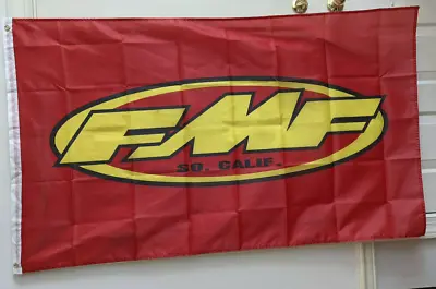 FMF Banner Flag 3x5 Ft Mancave Garage MX/SX • $13