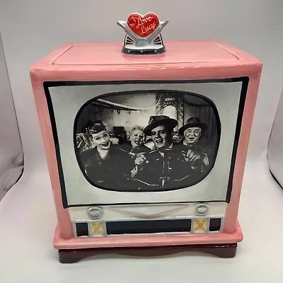 Vintage I Love Lucy TV Television Retro Ceramic Cookie Jar Vandor New! • $125