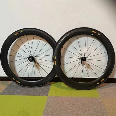 Wheel Front And Rear Set Mavic Cosmic Cxr60T Carbon Wheel Black • $1526