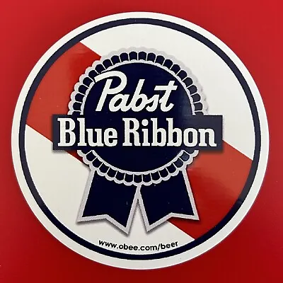 PBR Pabst Blue Ribbon Logo Sticker Vinyl Car Window Hipster Beer • $5