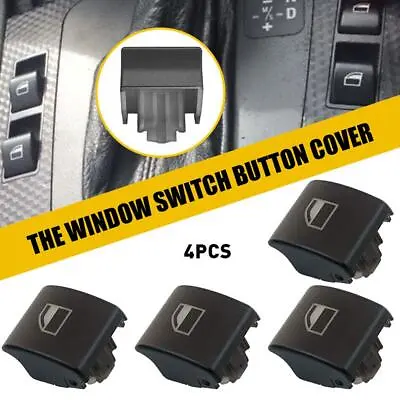 $15.35 • Buy 4x Window Switch Button Cap Set For BMW E46 323i 325i 330i