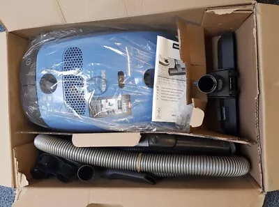 Miele Classic C1 Junior PowerLine Blue Cylinder Vacuum Cleaner Used Once ! + Box • £145