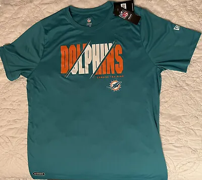 Miami Dolphins Shirt Xl New Era Combine Training Nfl Football • $45.99