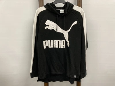 $14.99 • Buy Puma Large Logo Pullover Hoodie With Relaxed Fit Black Youth Size Medium RRP$80