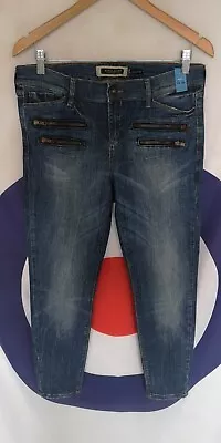 £17.99 • Buy BNWT Women's River Island Follow Your Dreams Biker Jeans UK 14 W32  L26.5  NW16
