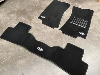 $320 • Buy New Ford Ba Bf Fg Fpv Floor Mats In Black Plush Carpet 3 Piece Kit 