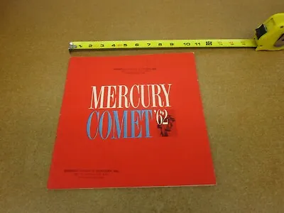 $14 • Buy 1962 Mercury Comet Sales Brochure BIG 20 Pg ORIGINAL Literature