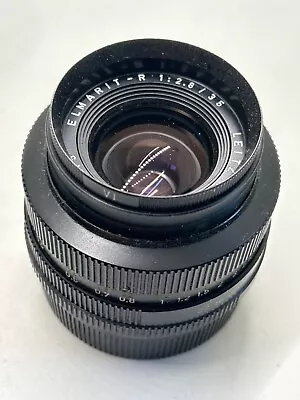Leica R 35mm F2.8 3 Cam Elmarit R Demo   Lens Used Nice Read • $99