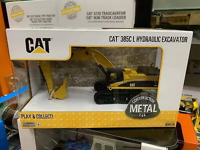 DM 1/64 Scale Caterpillar Cat 385C L Hydraulic Excavator Diecast Model #85614 • $38.74