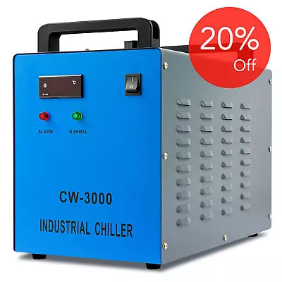 OMTech Industrial Water Chiller For K40 40W 50W CO2 Laser Engraver Cutter • $152.99