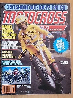 Motocross Action July 1982 Vintage MX Harry Everts 125 250 Shootout KX YZ RM CR • $17.47