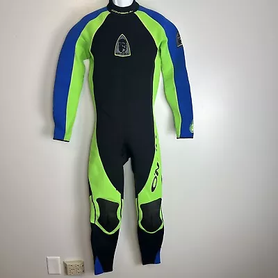 O’Neill Green & Black Full Length One Piece Wetsuit 3mm See Measurements • $19.99