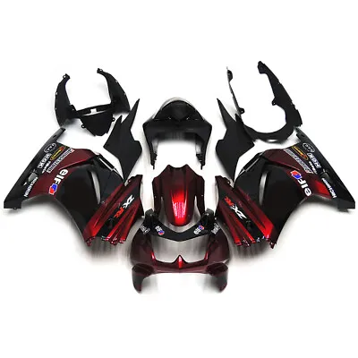 Red Black Fairing Kit For Kawasaki Ninja 250R 2008-2012 EX250 Body Cowling Set • $419.99
