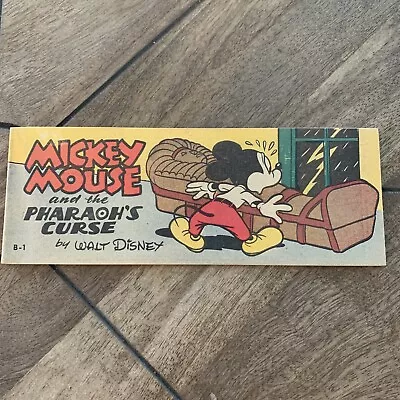 Wheaties Premium #B-1 Mickey Mouse Pharaoh's Curse Walt Disney 1950 VF+ Cereal • $15.99