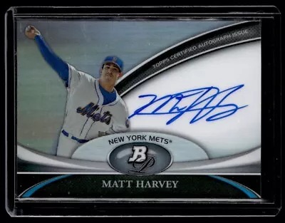 2011 Bowman Platinum Prospect Autograph Refractors Matt Harvey Auto New York • $9.77