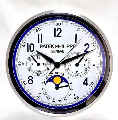 PATEK PHILIPPE Wall Clock Novelty Rare Navy Accessories Not For Sale From Japan • $573.89