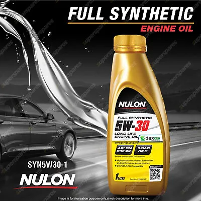 Nulon Full Synthetic 5W-30 Long Life Engine Oil 1L SYN5W30-1 1 Litre • $31.95