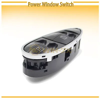 New Blk Housing Chrome Trim Power Window Master Switch Fit Benz W219 CLS W211 E • $54.99