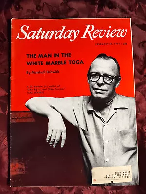 Saturday Review February 20 1960 A B GUTHRIE MARSHALL FISHWICK • $9.60