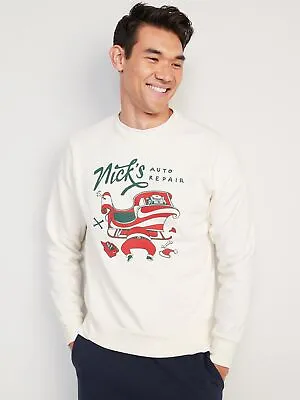 Old Navy NWT Men's Size Large Holiday Graphic Sweatshirt Snowman (Unisex) • $13.99