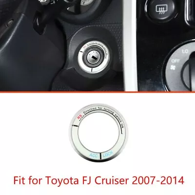 Ignition Switch Trim Silver Accessories Car For Toyota FJ Cruiser 07-2014 • $12.20