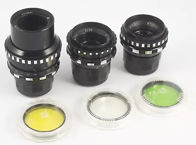 KIEV 16U CINEMA LENSES SET VEGA 7-1 TAIR 41 MIR 11m SERVICED CLA'D MINT • $229