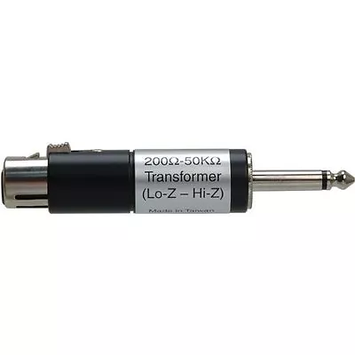 Hosa MIT-435 XLR3F To 1/4 Inch TS Impedance Transformer • $29.95