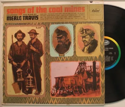 Merle Travis Lp Songs Of The Coal Mines On Capitol - Vg+ / Vg++ • $32.99