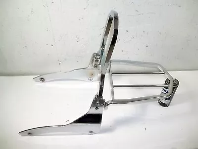 $69.95 • Buy YAMAHA 01 XVS1100 V-STAR CUSTOM SISSYBAR LUGGAGE RACK XVS11-BR-LR XVS 1100 Jh