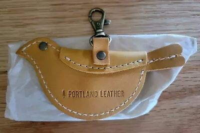New Rare Premium Portland Leather Goods PLG Mockingbird Keychain Sunflower 🌻  • $37.49