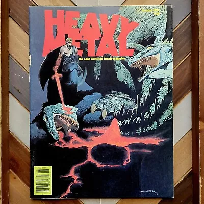 HEAVY METAL VOL. 1 #5 VG/FN (HM 1977) WRIGHTSON Cover! MOEBIUS Corben DRUILLET • $24.98